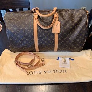 Louis Vuitton Keepall 60 Bandouliere w/  Strap